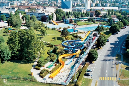 Arrivée toboggan